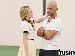 TUSHY first rectal For Tennis student Aubrey starlet